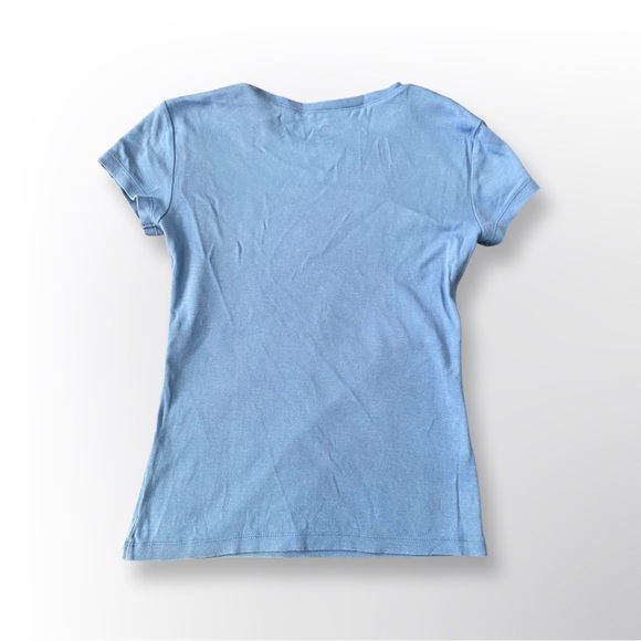 Tommy Hilfiger Tee, Powder Blue, Small - Picture 2 of 7